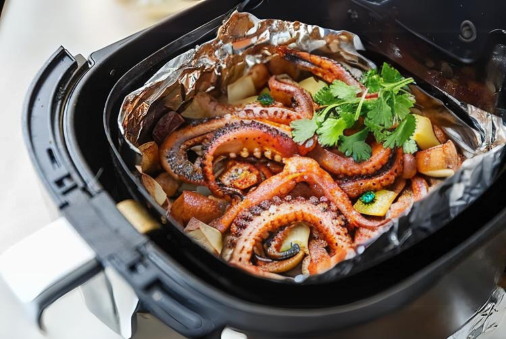 Lót giấy bạc giúp đảm bảo vệ sinh trong quá trình nướng