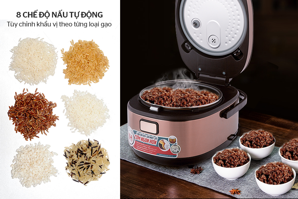 Cách nấu gạo lứt bằng nồi cơm điện ngon - giữ trọn dưỡng chất