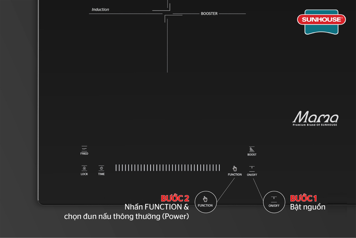 Bật chế độ nấu thông thường