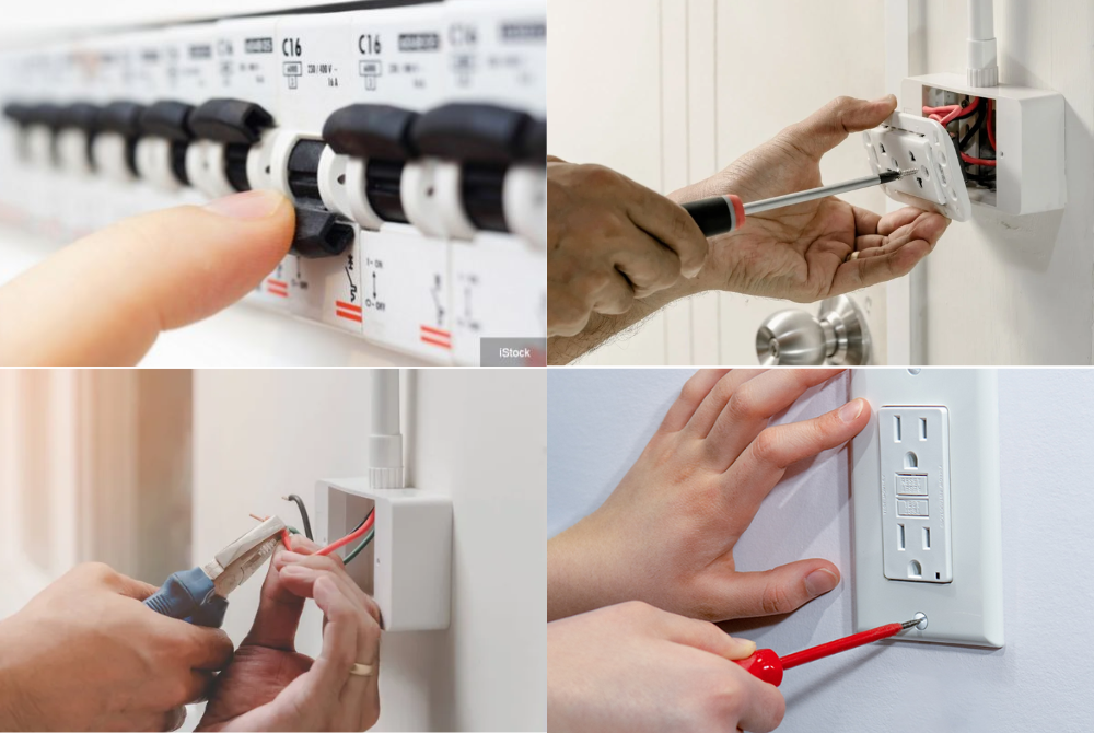 Các bước kiểm tra và xử lý khi ổ điện trục trặc