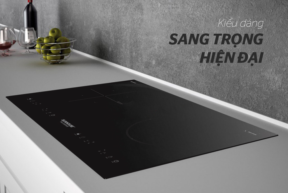 Bếp điện từ có đa dạng kiểu dáng, mẫu mã nên mức giá dao động cũng lớn hơn