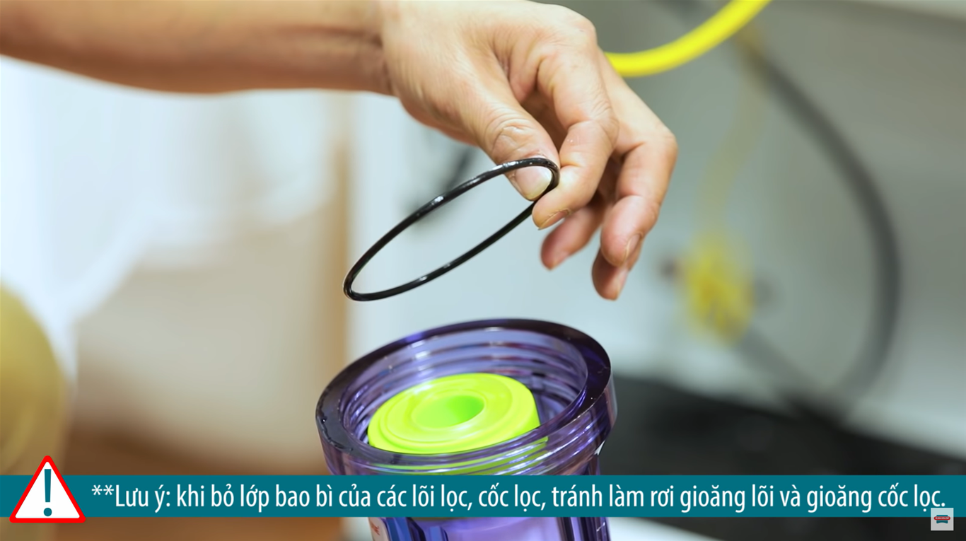 Gioăng cao su trong cốc lọc