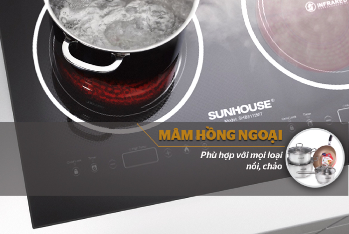 Bếp hồng ngoại Sunhouse