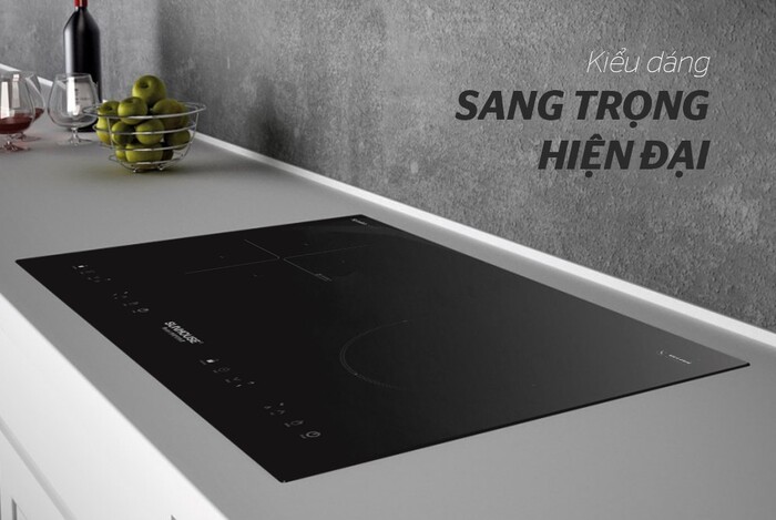Bếp điện từ hồng ngoại là lựa chọn tuyệt vời để tô điểm cho không gian bếp thêm phần sang trọng