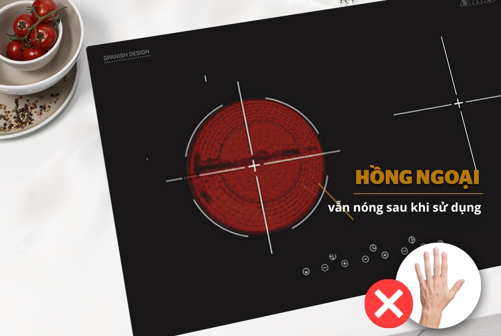 Chú ý tránh bỏng tay