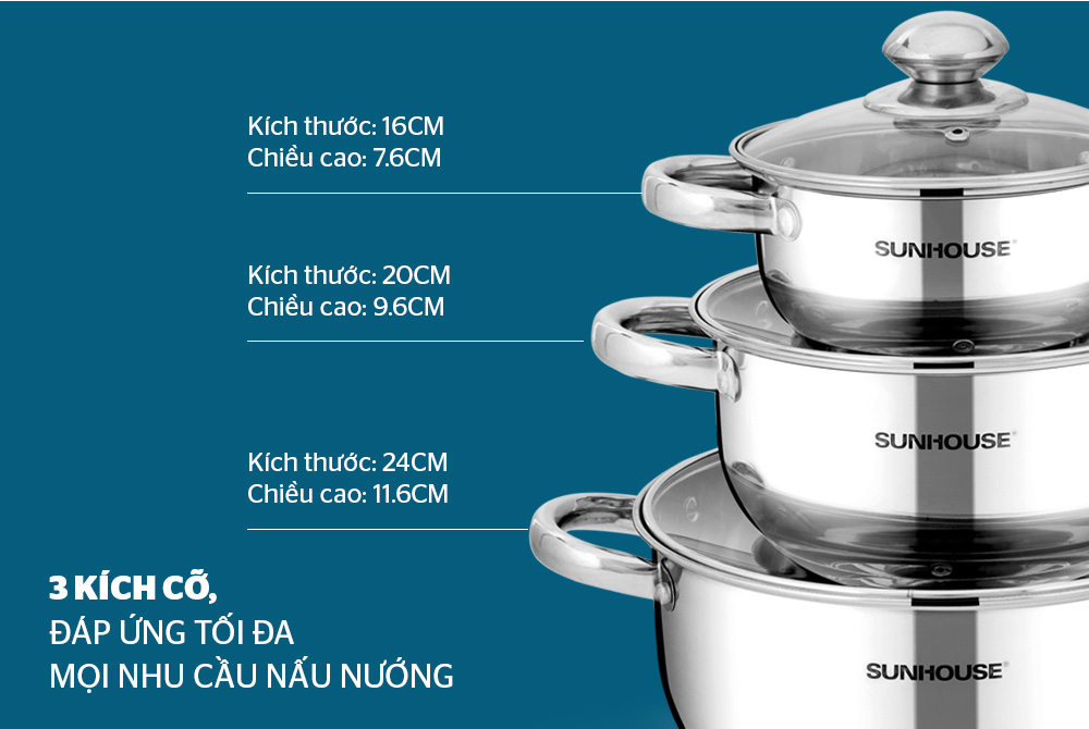 NẮM CHẮC TUYỆT CHIÊU CHỌN NỒI INOX CHO BẾP TỪ 5