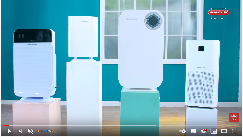 TRÊN TAY MÁY LỌC KHÔNG KHÍ SUNHOUSE – GIẢI PHÁP SỐNG XANH HIỆN ĐẠI 1