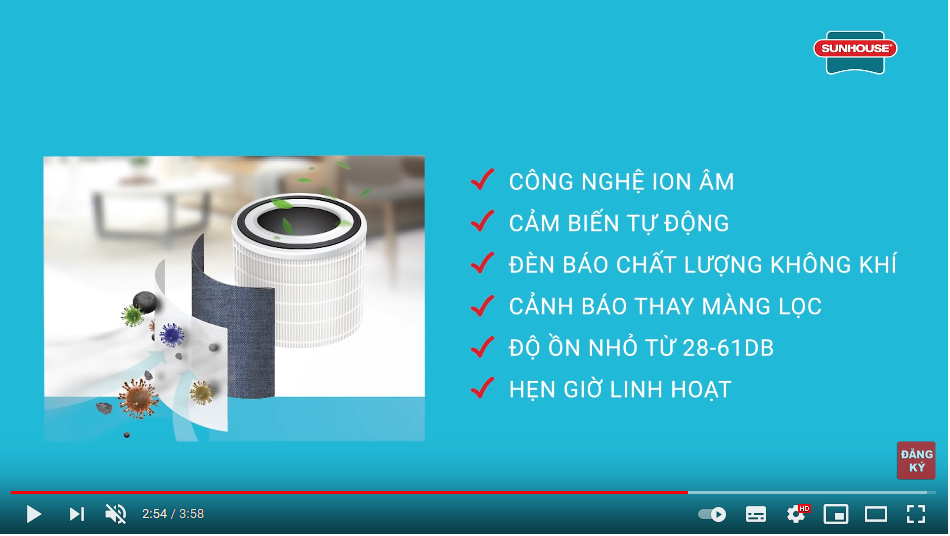 TRÊN TAY MÁY LỌC KHÔNG KHÍ SUNHOUSE – GIẢI PHÁP SỐNG XANH HIỆN ĐẠI 3