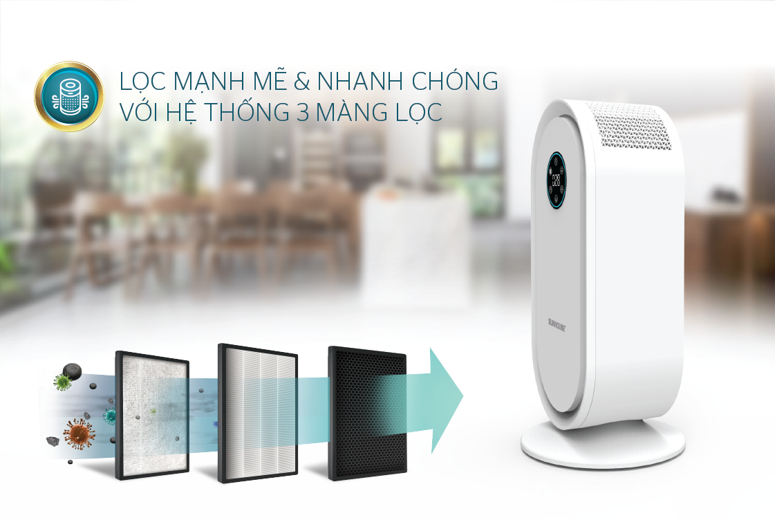TRÊN TAY MÁY LỌC KHÔNG KHÍ SUNHOUSE – GIẢI PHÁP SỐNG XANH HIỆN ĐẠI 9