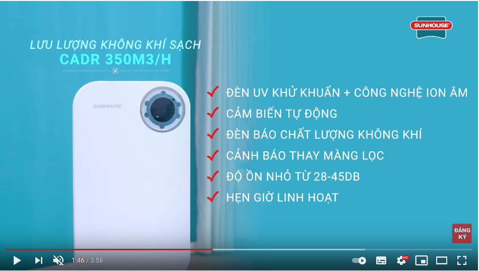 TRÊN TAY MÁY LỌC KHÔNG KHÍ SUNHOUSE – GIẢI PHÁP SỐNG XANH HIỆN ĐẠI 11