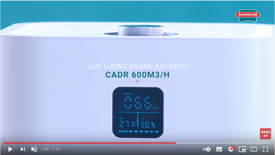 TRÊN TAY MÁY LỌC KHÔNG KHÍ SUNHOUSE – GIẢI PHÁP SỐNG XANH HIỆN ĐẠI 13