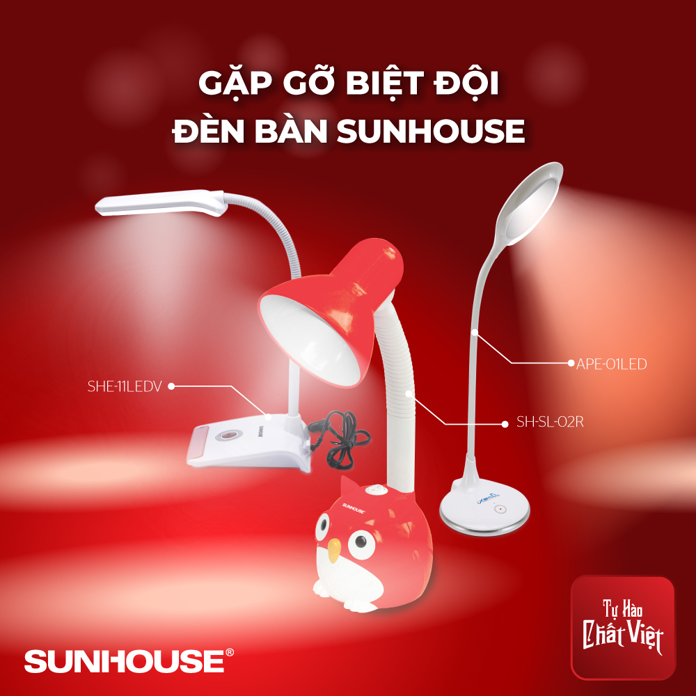 Đèn Led SUNHOUSE chiếu sáng cảm xúc bao gồm những loại đèn nào? 4