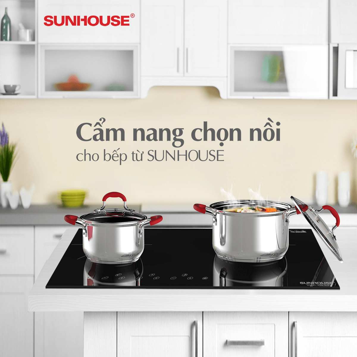 CẨM NANG CẦN PHẢI BIẾT KHI CHỌN MUA NỒI CHO BẾP TỪ SUNHOUSE 1