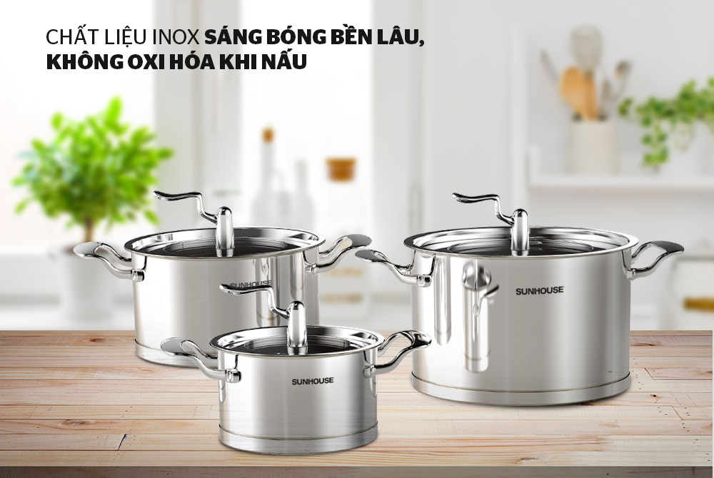 CẨM NANG CẦN PHẢI BIẾT KHI CHỌN MUA NỒI CHO BẾP TỪ SUNHOUSE 2