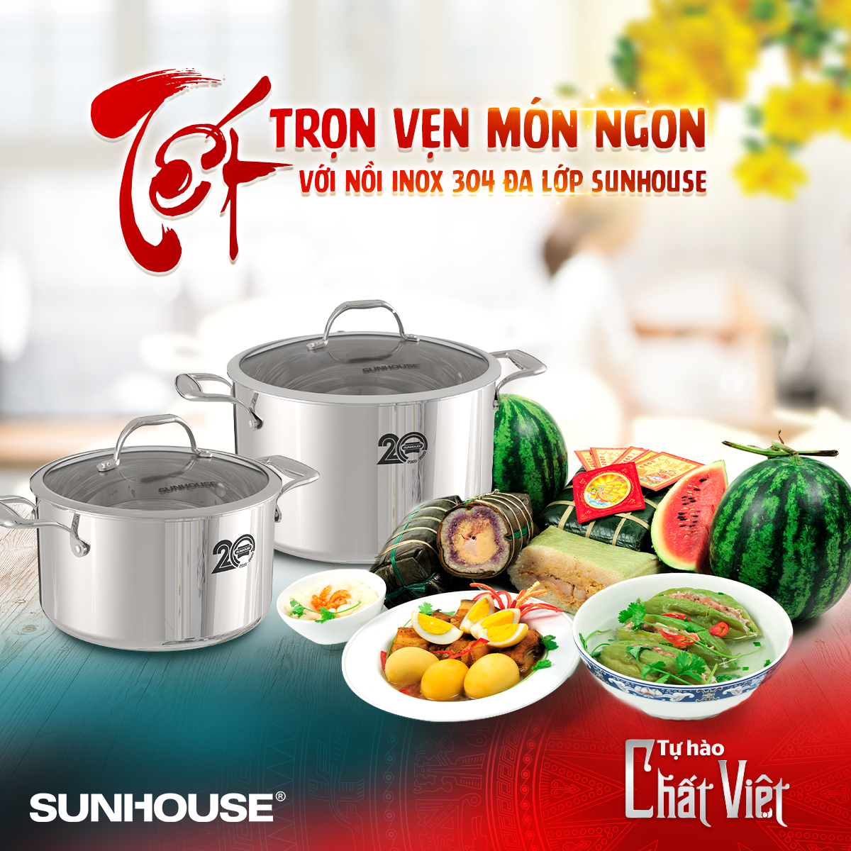 Cùng SUNHOUSE bỏ túi “công thức” giúp việc bếp núc ngày Tết trở nên nhàn hạ 1