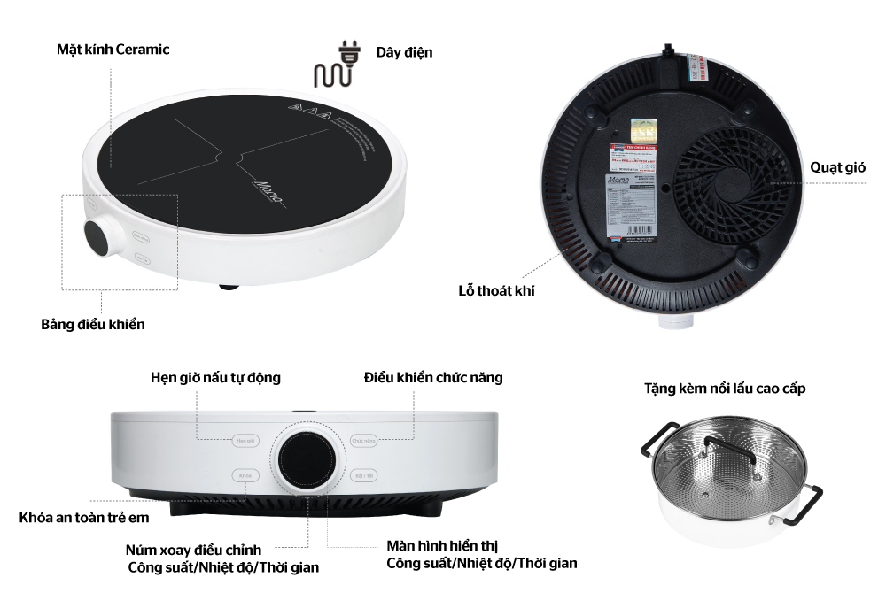 Lợi ích không ngờ đến khi sử dụng bếp từ đơn SUNHOUSE trong nấu ăn 5