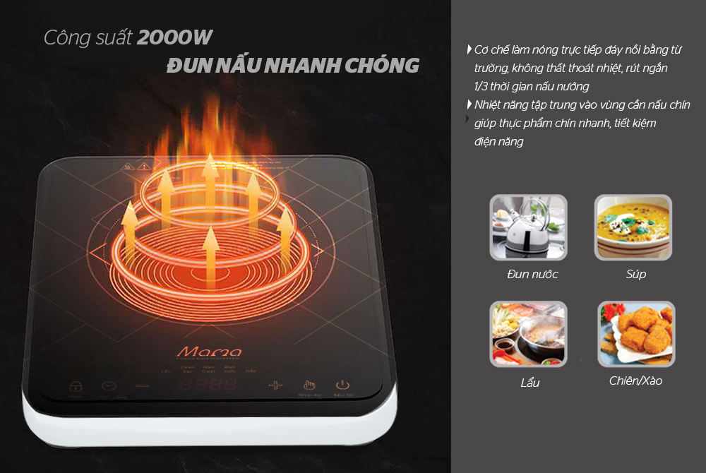 Lợi ích không ngờ đến khi sử dụng bếp từ đơn SUNHOUSE trong nấu ăn 6