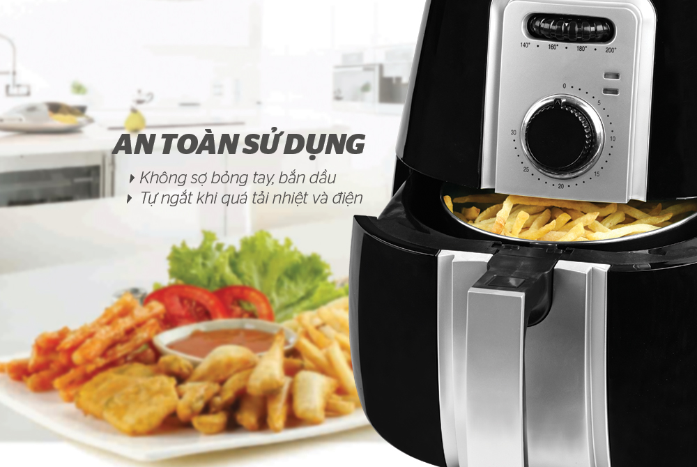 “BỎ TÚI” CÁCH LÀM KHOAI TÂY CHIÊN NGON “TUYỆT CÚ MÈO” BẰNG NỒI CHIÊN KHÔNG DẦU SUNHOUSE 4