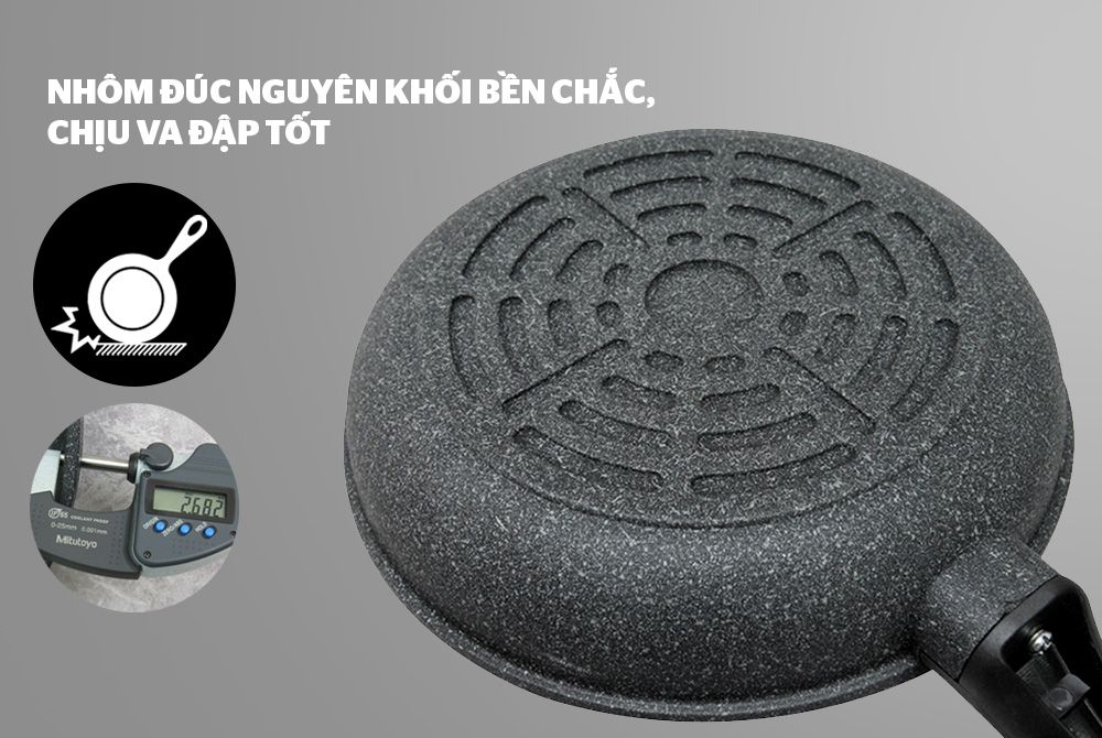Bật mí cách làm món xào ngon hơn nhờ chảo đá chống dính SUNHOUSE 4