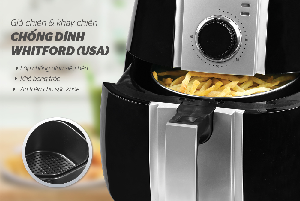 Mẹo dùng nồi chiên không dầu tốt, bền đẹp theo thời gian 4