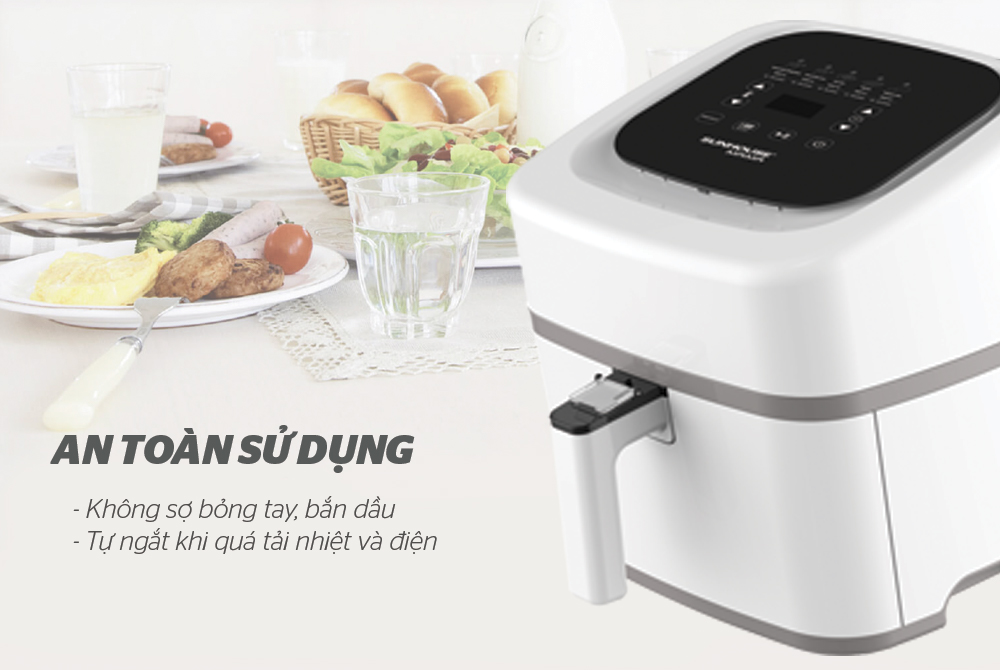 Mẹo dùng nồi chiên không dầu tốt, bền đẹp theo thời gian 5