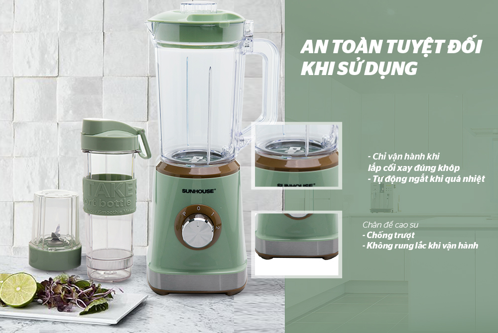4 bước đơn giản làm sạch máy xay sinh tố đa năng nhanh chóng 5