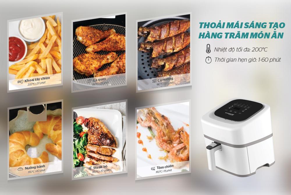 Nồi chiên không dầu giá bao nhiêu? Nên mua loại nào tốt, giá cả phải chăng? 2