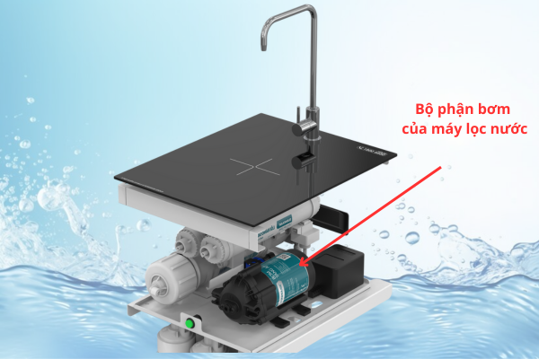 Máy bơm bị hỏng khiến áp lực nước giảm và dòng chảy bị gián đoạn
