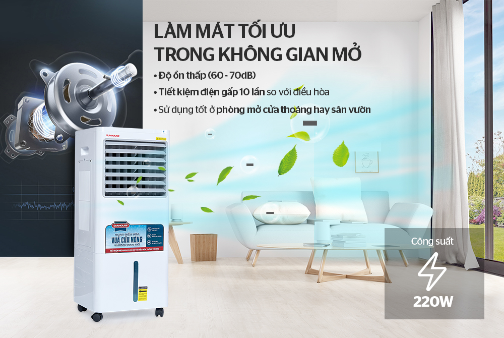 5 lưu ý phải biết để sử dụng quạt điều hòa tiết kiệm điện hiệu quả nhất 2020 1