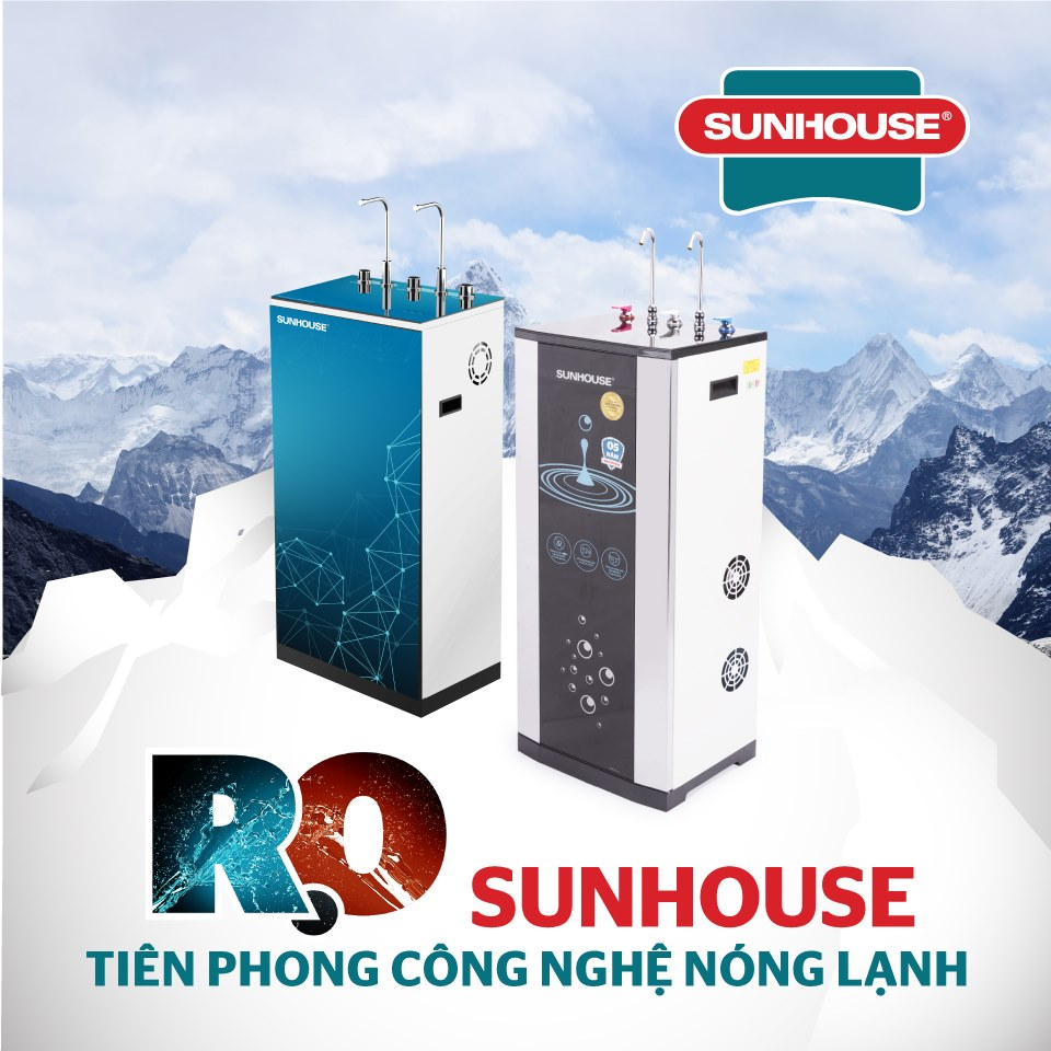 Rinh ngay máy lọc nước tích hợp nóng lạnh SUNHOUSE vì những lý do sau đây 1