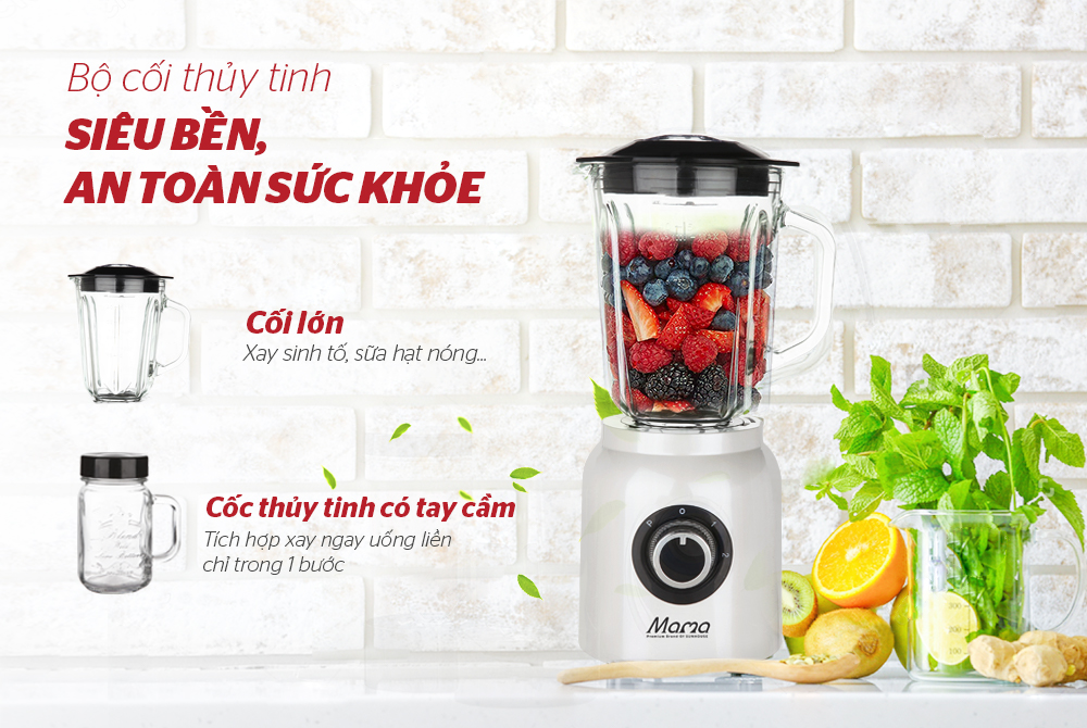 MÁY XAY SINH TỐ ĐA NĂNG SUNHOUSE MAMA SHD5353W 3