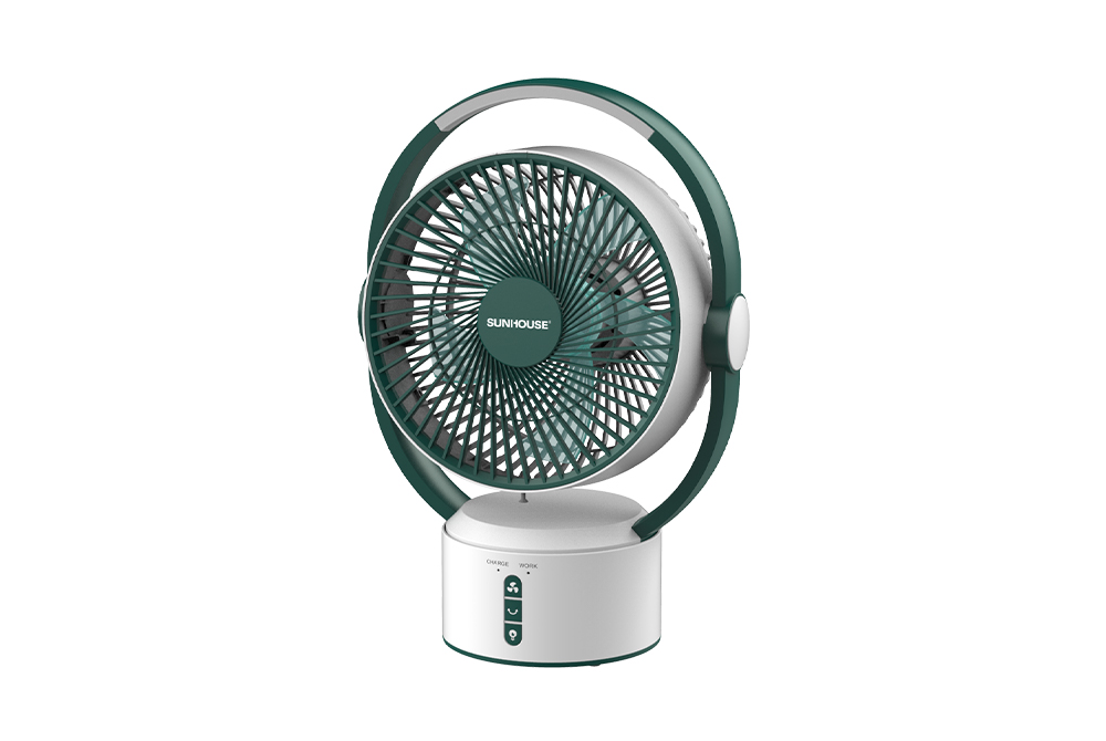 Quạt sạc SUNHOUSE SHD7116 nổi bật với pin sạc Lithium hiện đại