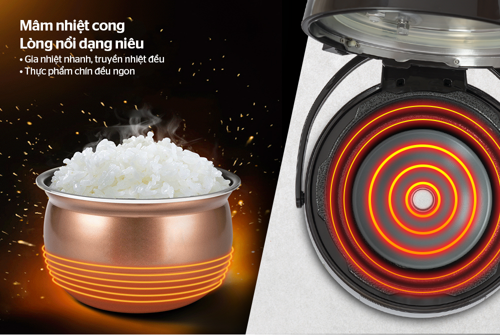NỒI ÁP SUẤT ĐIỆN TỬ ĐA N NG SUNHOUSE MAMA SHD1585B 6