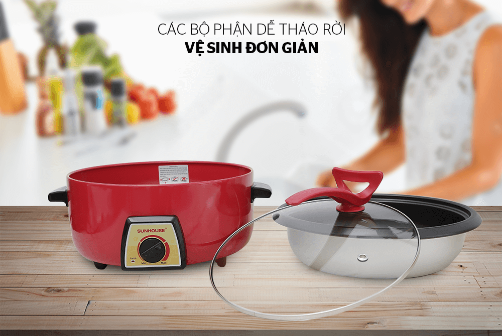 Lẩu điện SUNHOUSE SHD4520 06
