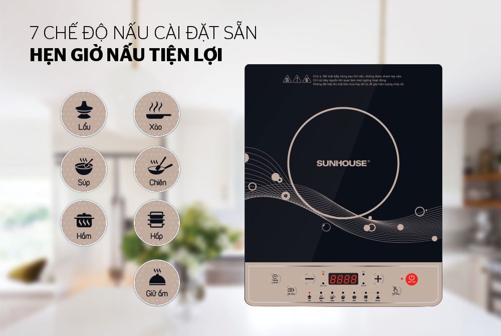 Bếp từ cơ SUNHOUSE SHD6149 04
