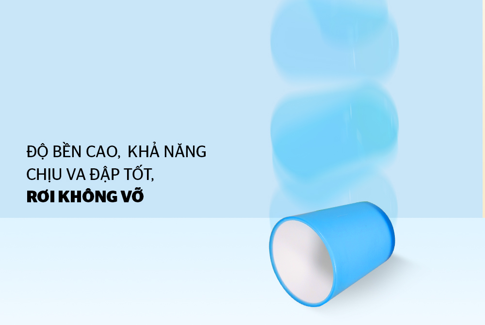 CỐC CÁCH NHIỆT 2 LỚP BIOZONE KB-CU310PB MÀU XANH DƯƠNG 2