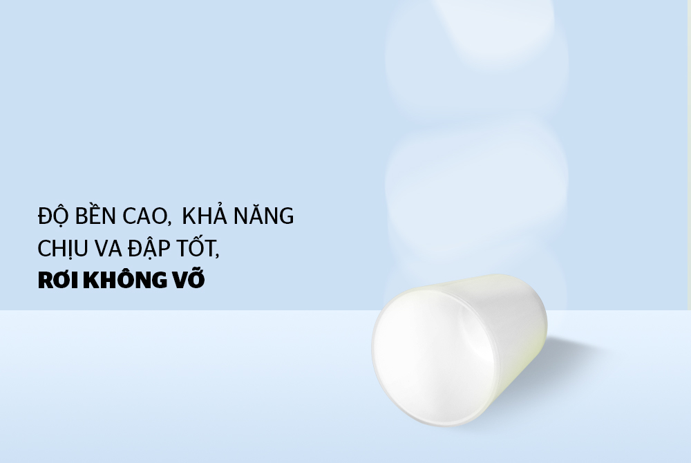 CỐC CÁCH NHIỆT 2 LỚP BIOZONE KB-CU310PW MÀU TRẮNG 2