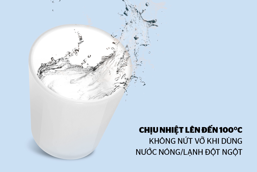 CỐC CÁCH NHIỆT 2 LỚP BIOZONE KB-CU310PW MÀU TRẮNG 5