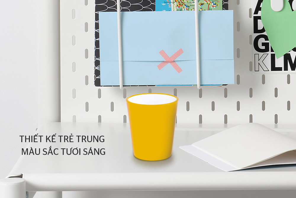 CỐC CÁCH NHIỆT 2 LỚP BIOZONE KB-CU310PY MÀU VÀNG 1