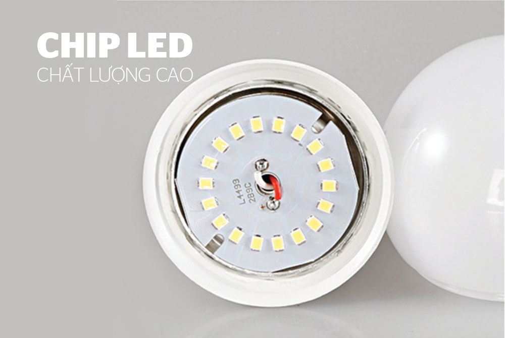 Bộ đèn LED thân nhôm SHE-LEDA45AL-A3W (trắng) 2