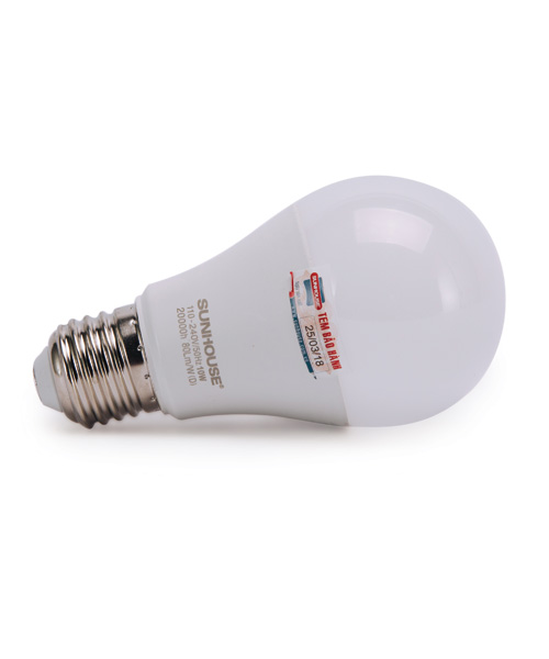 BỘ ĐÈN LED THÂN NHÔM SHE-LEDA60AL-A10W (TRẮNG) 1