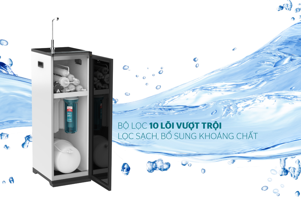 MÁY LỌC NƯỚC R.O 10 LÕI SUNHOUSE SHA88113K 5