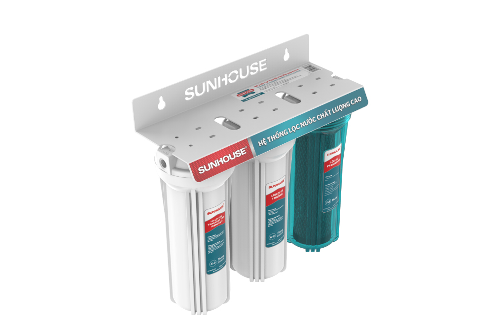 MÁY LỌC NƯỚC ĐẦU NGUỒN 3 LÕI SUNHOUSE SHA-WF123 2