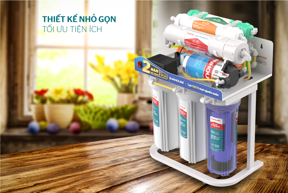 Máy lọc nước R.O không vỏ SUNHOUSE SHA88115KV 1