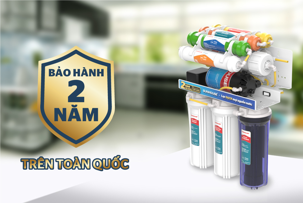 Máy lọc nước R.O không vỏ SUNHOUSE SHA8859KV 6