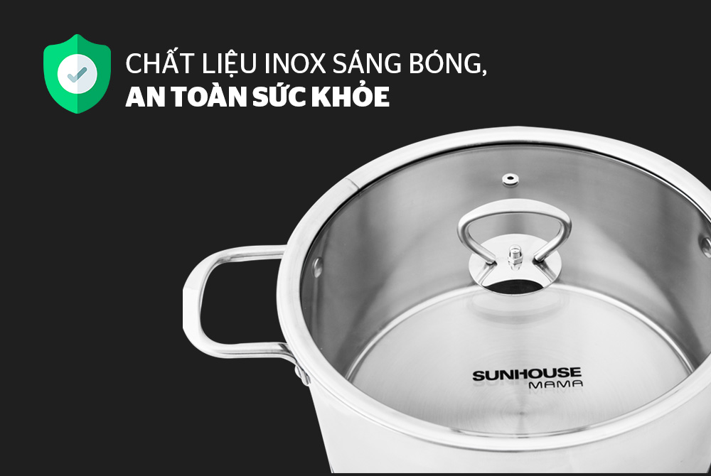 Bộ nồi inox 5 đáy SUNHOUSE MAMA SH784 3