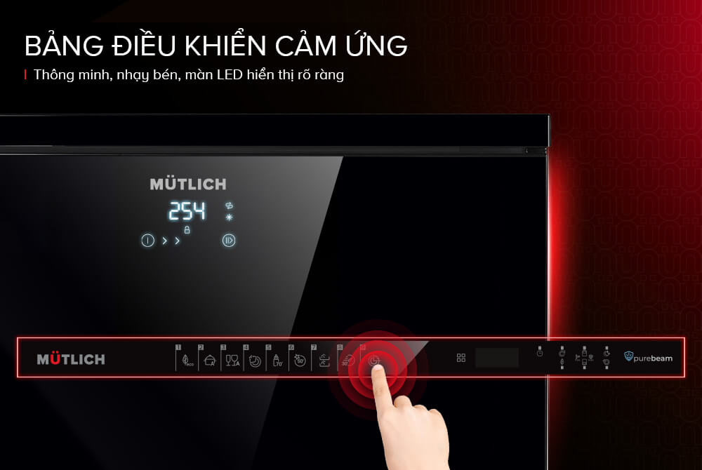 BẢNG ĐIỀU KHIỂN CẢM ỨNG THÔNG MINH, MÀN LED HIỂN THỊ RÕ NÉT