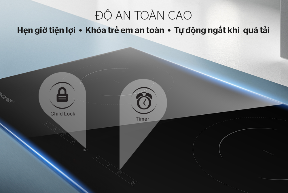 BẾP ĐÔI ĐIỆN TỪ SUNHOUSE SHB9005-EC 6