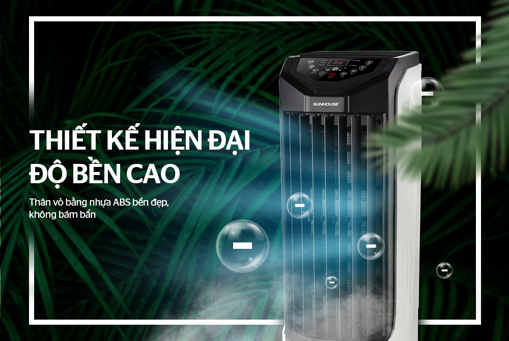 quạt điều hòa SUNHOUSE shd7719 thiết kế sang trọng